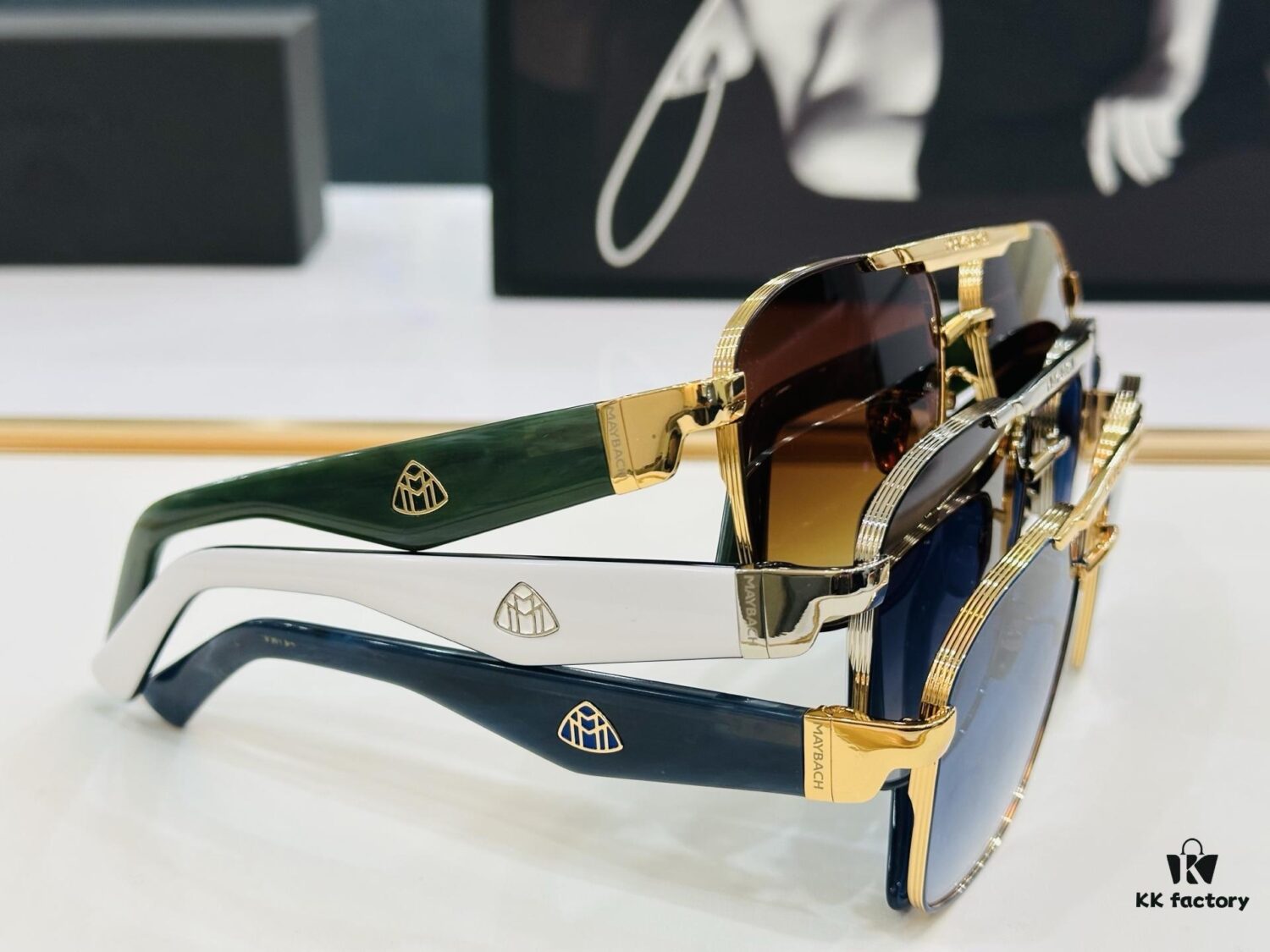 6931f6763a89a121ed547f4b High-Quality MAYBACH Z114 Sunglasses, Exquisite Craftsmanship, Premium Feel, Size: 59-17-142