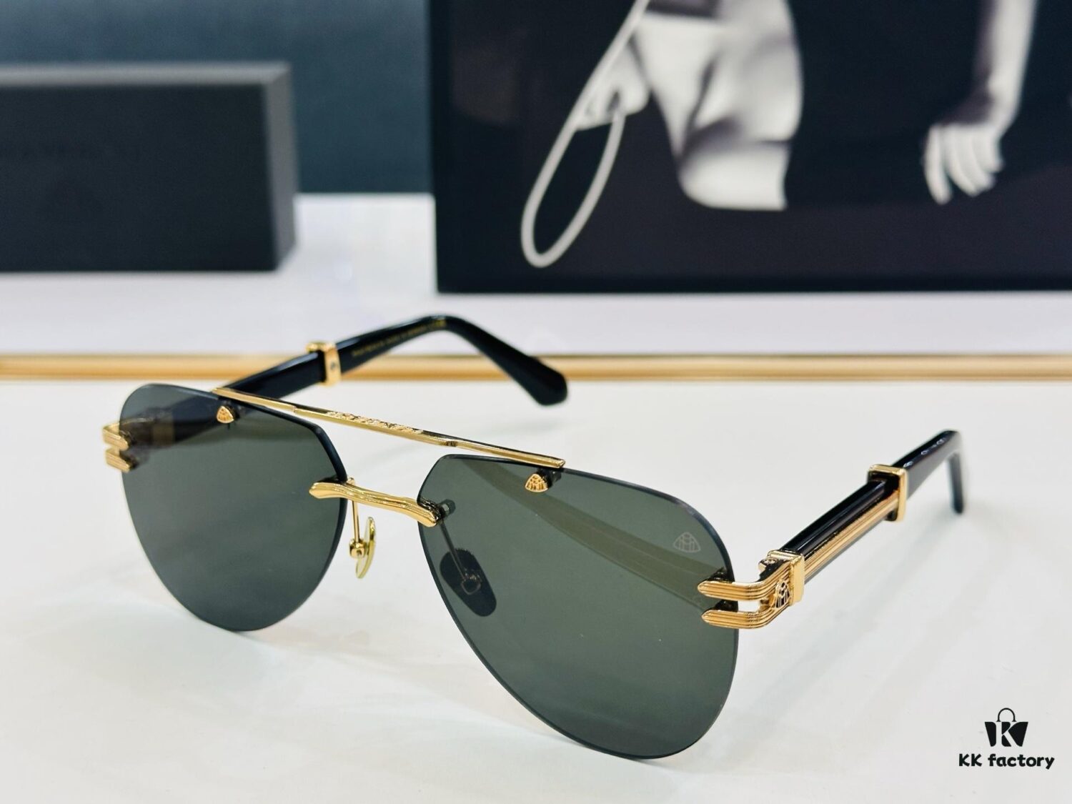 6931f6773a89a121ed547f4d High-Quality MAYBAC*H Z103 Sunglasses, Exquisite Craftsmanship, Premium Feel, Frame Size: 62-17-145