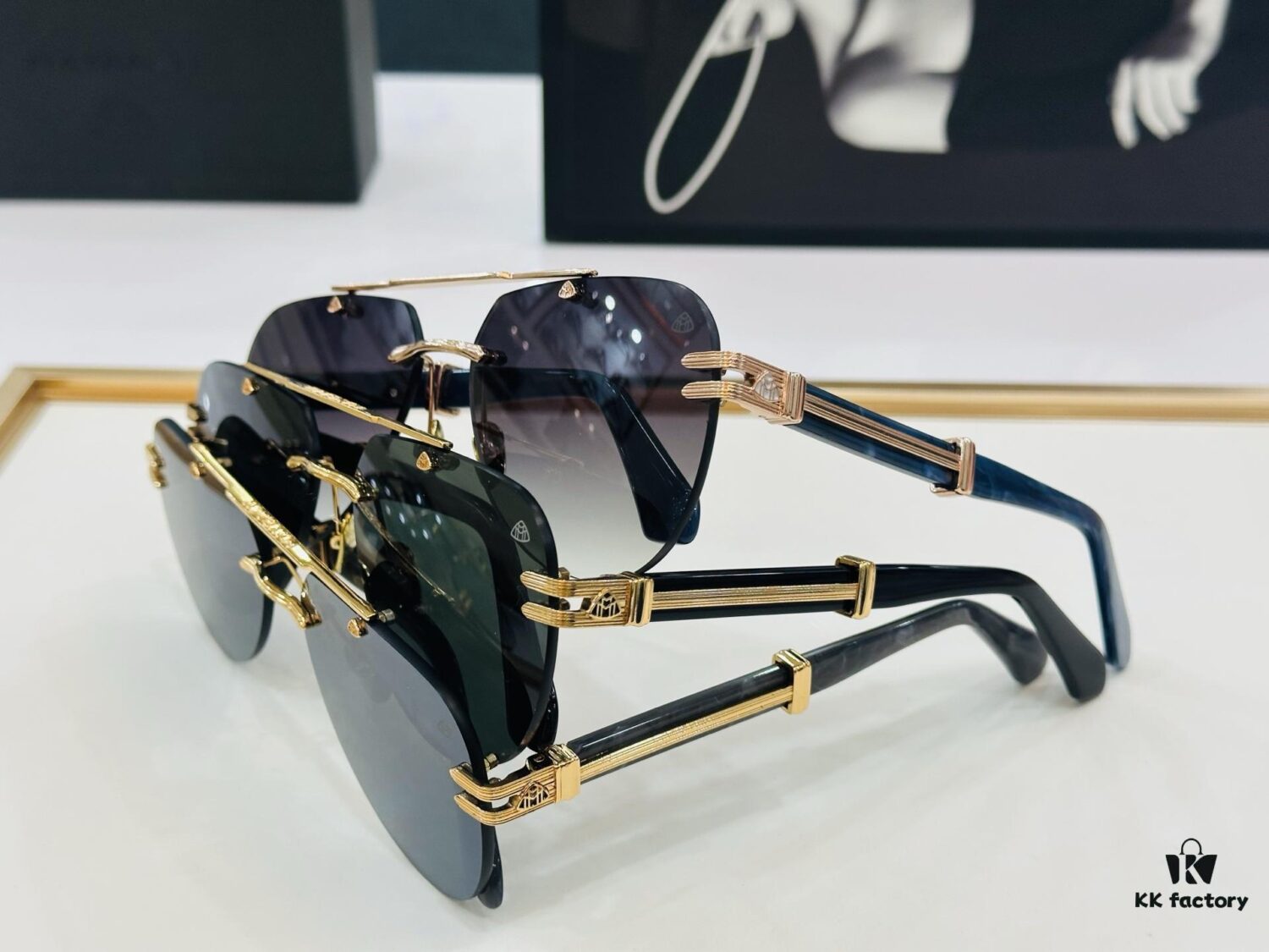 6931f6773a89a121ed547f54 High-Quality MAYBAC*H Z103 Sunglasses, Exquisite Craftsmanship, Premium Feel, Frame Size: 62-17-145