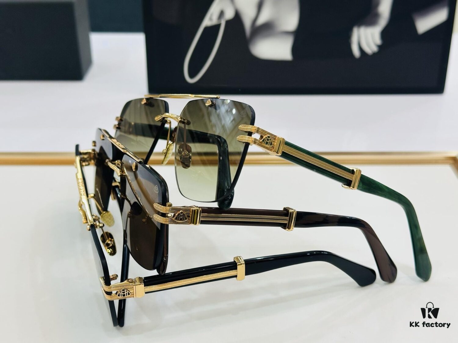 6931f6783a89a121ed547f5d High-Quality MAYBACH Z102 Sunglasses, Exquisitely Crafted, Premium Feel, Size 61-17-145