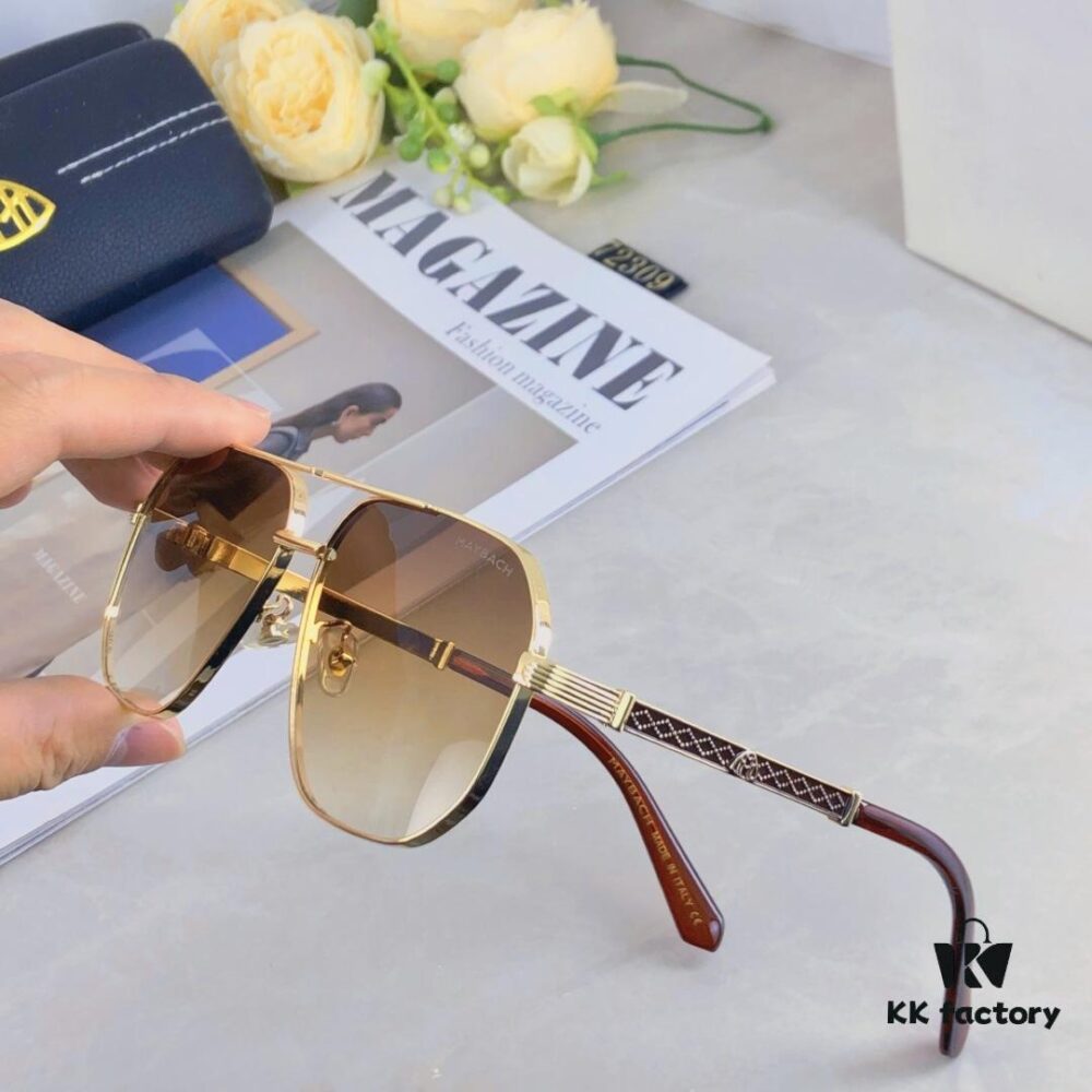 6931f6813a89a121ed547fdc Maybac* New Men's Sunglasses Fashionable Metal Double-Bridge Large Frame Sunglasses for Driving Outdoor Activities