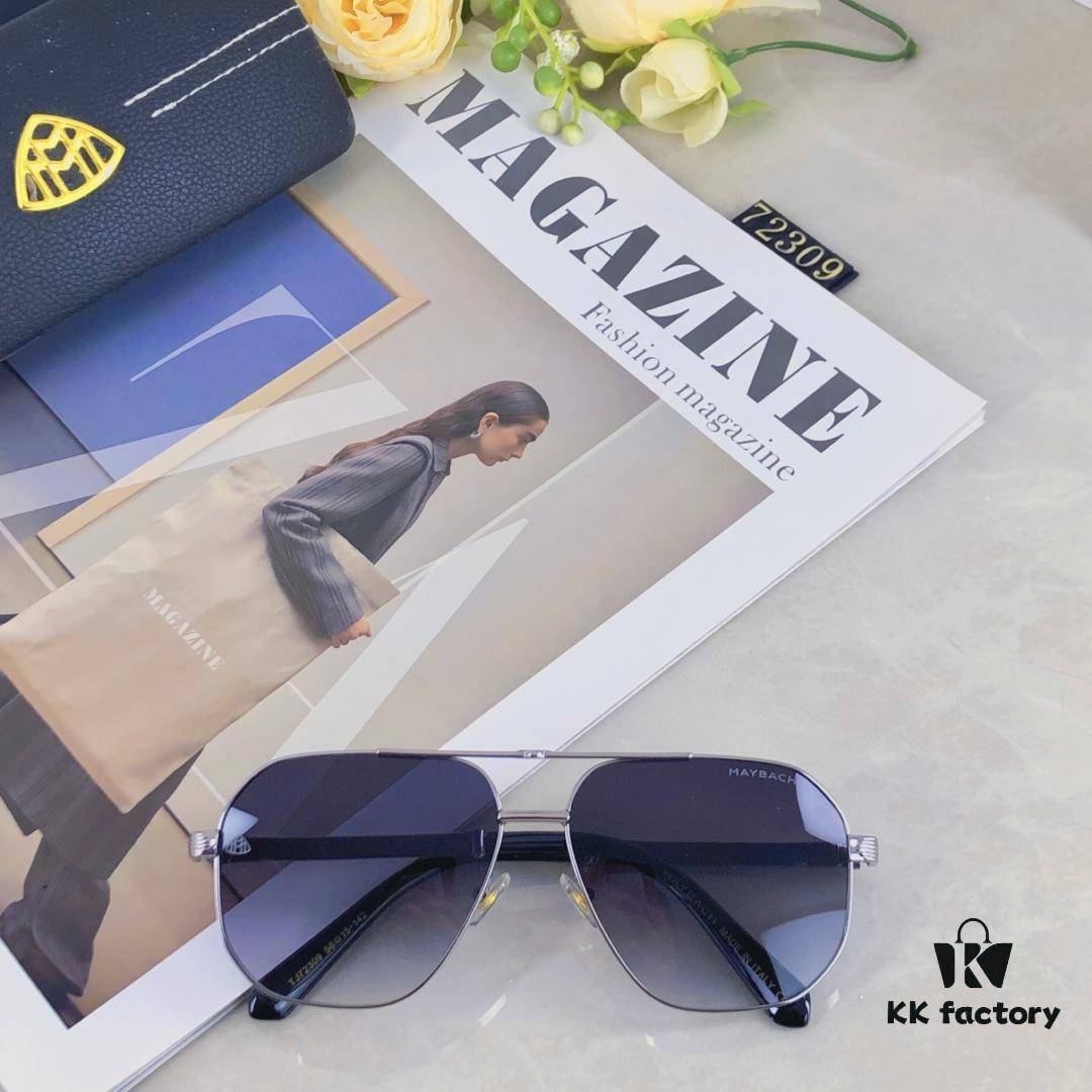 6931f6813a89a121ed547fdf Maybac* New Men's Sunglasses Fashionable Metal Double-Bridge Large Frame Sunglasses for Driving Outdoor Activities