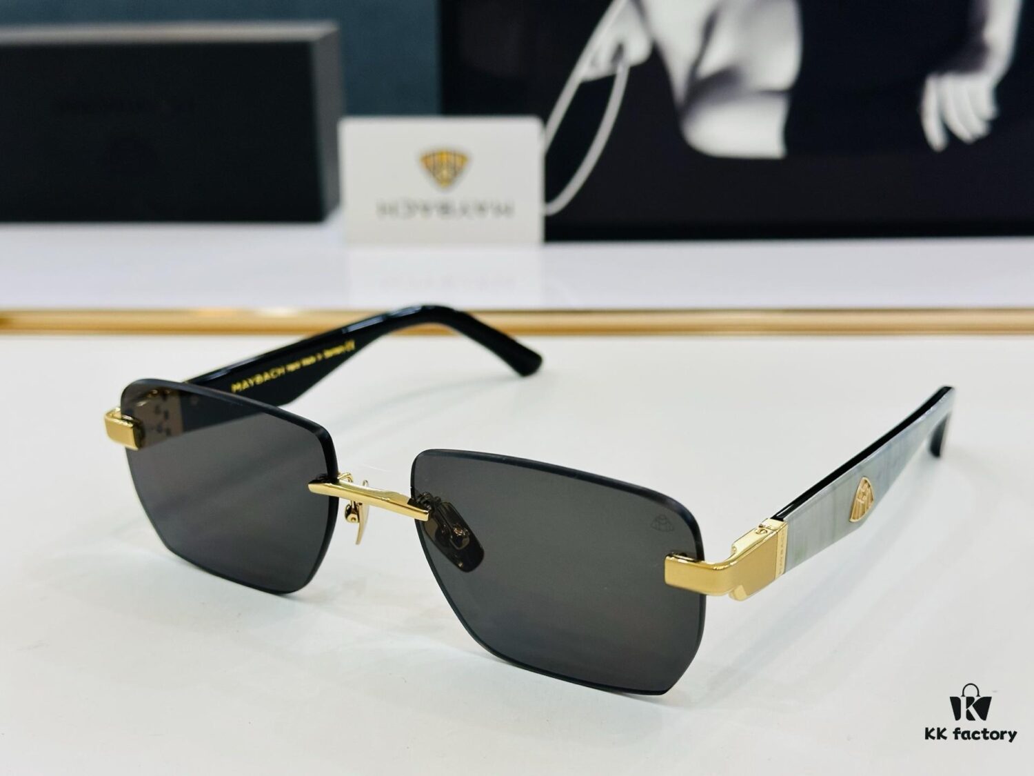 6931f68b3a89a121ed54802d High-Quality MAYBACH Z22 Sunglasses, Exquisite Craftsmanship, Premium Feel, UV Protection, Size: 56-19-140