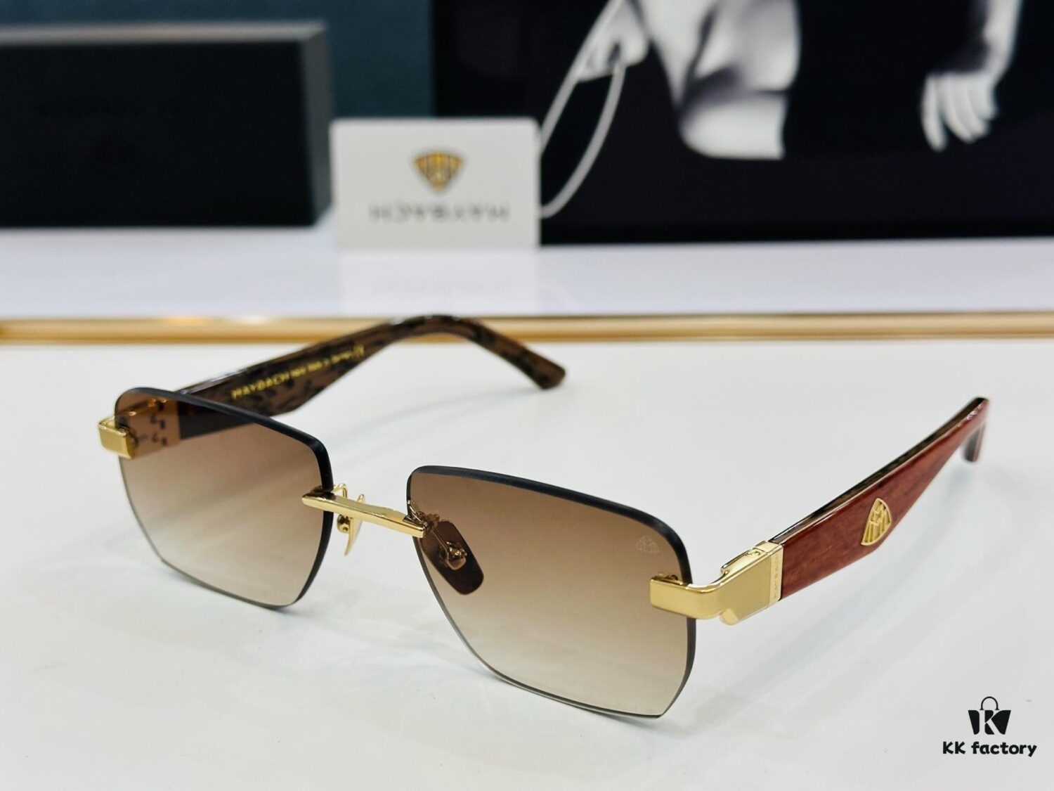 6931f68c3a89a121ed54802e High-Quality MAYBACH Z22 Sunglasses, Exquisite Craftsmanship, Premium Feel, UV Protection, Size: 56-19-140