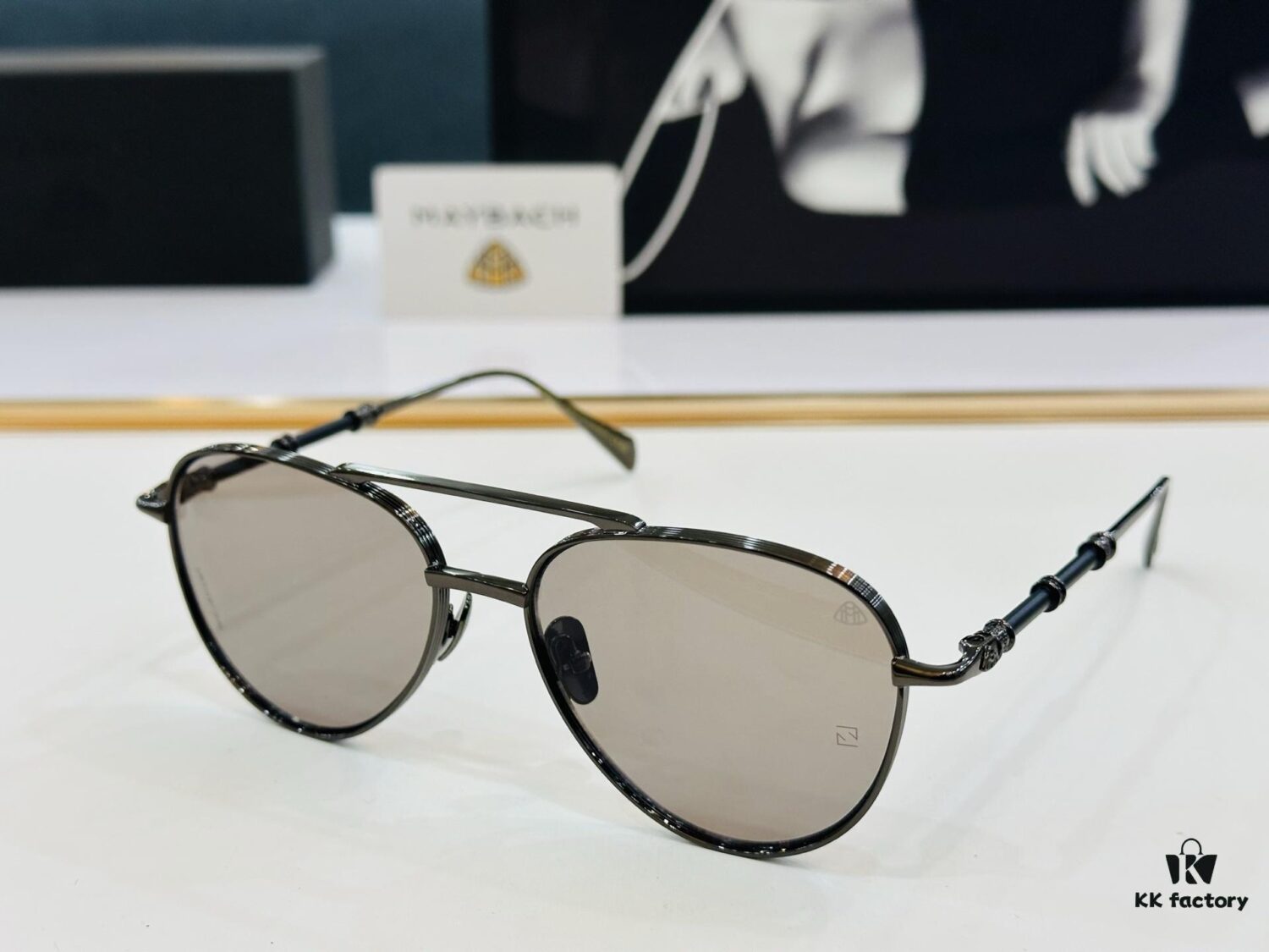 6931f6923a89a121ed548091 High-Quality MAYBAC*H Z138 Sunglasses, Exquisite Craftsmanship, Premium Feel, Size 57-16-145, XL Frame