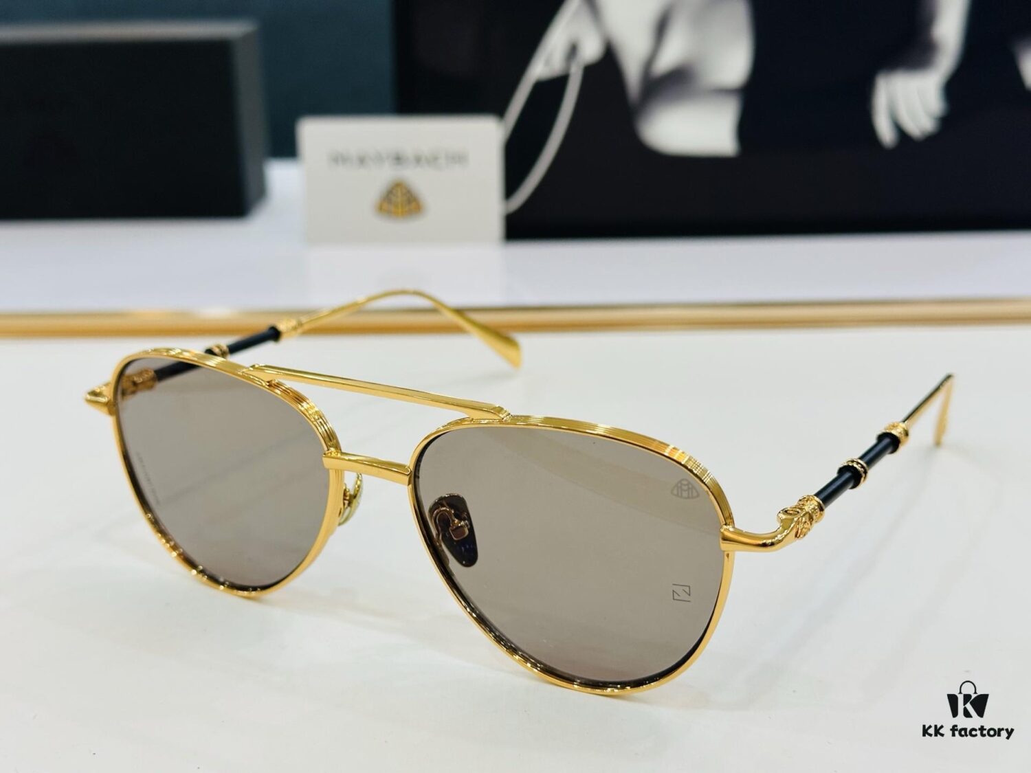 6931f6923a89a121ed548092 High-Quality MAYBAC*H Z138 Sunglasses, Exquisite Craftsmanship, Premium Feel, Size 57-16-145, XL Frame