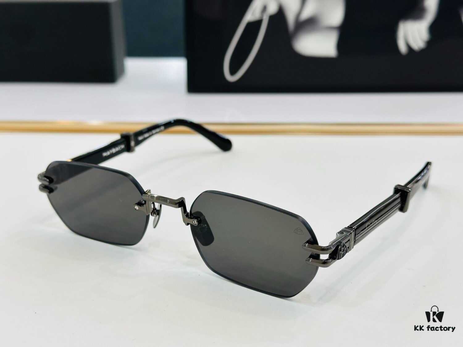 6931f6943a89a121ed5480ab High-Quality MAYBACH Z22 Sunglasses, Exquisite Craftsmanship, Premium Feel, Size: 57□21-145