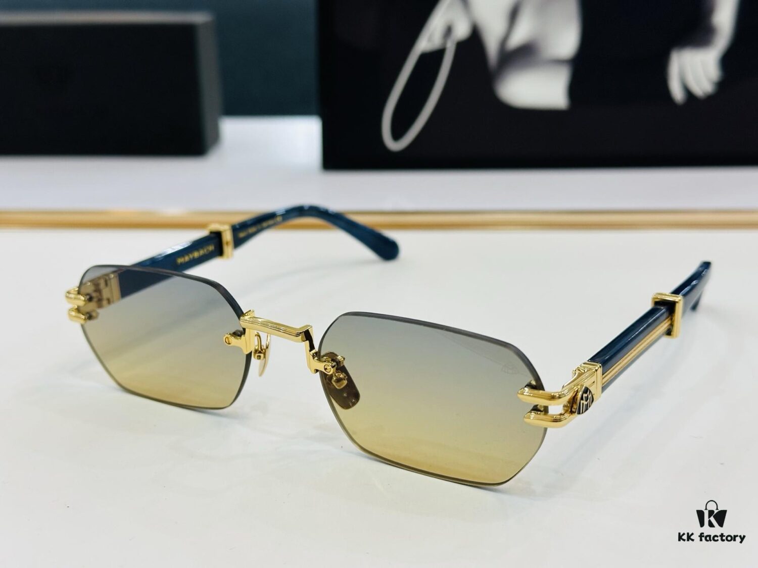 6931f6943a89a121ed5480ac High-Quality MAYBACH Z22 Sunglasses, Exquisite Craftsmanship, Premium Feel, Size: 57□21-145