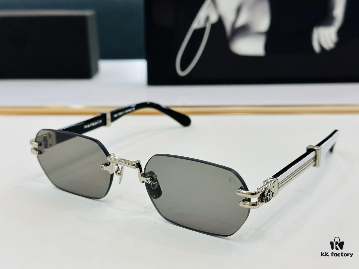 6931f6943a89a121ed5480b0 High-Quality MAYBACH Z22 Sunglasses, Exquisite Craftsmanship, Premium Feel, Size: 57□21-145