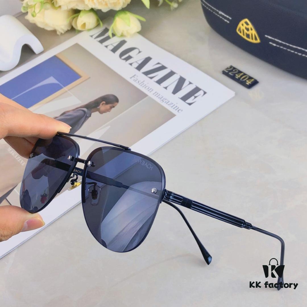 6931f6953a89a121ed5480ba Maybach 2025 Summer New Men's Sunglasses, Fashionable Double-Bridge Aviator Sunglasses for Driving and Cycling, UV Protection