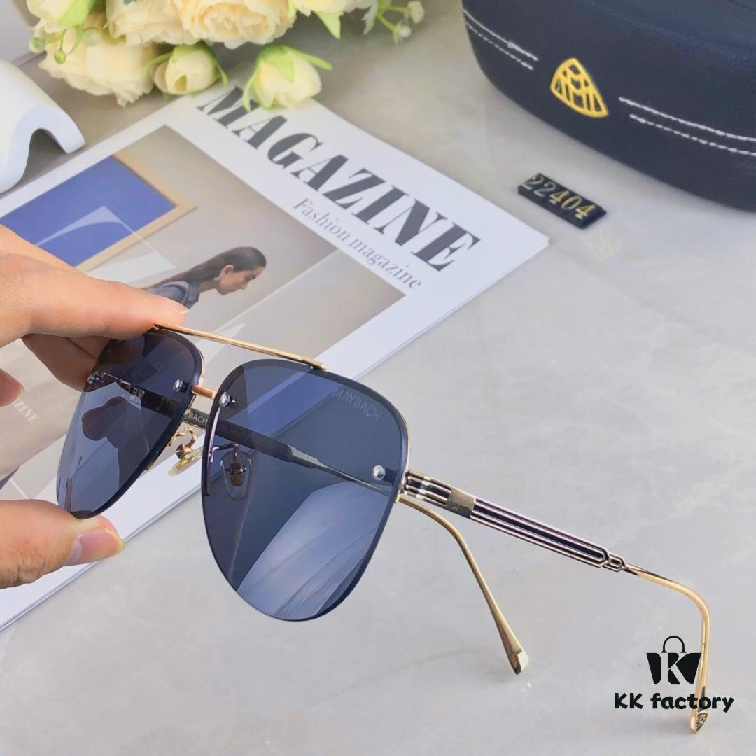 6931f6953a89a121ed5480bc Maybach 2025 Summer New Men's Sunglasses, Fashionable Double-Bridge Aviator Sunglasses for Driving and Cycling, UV Protection