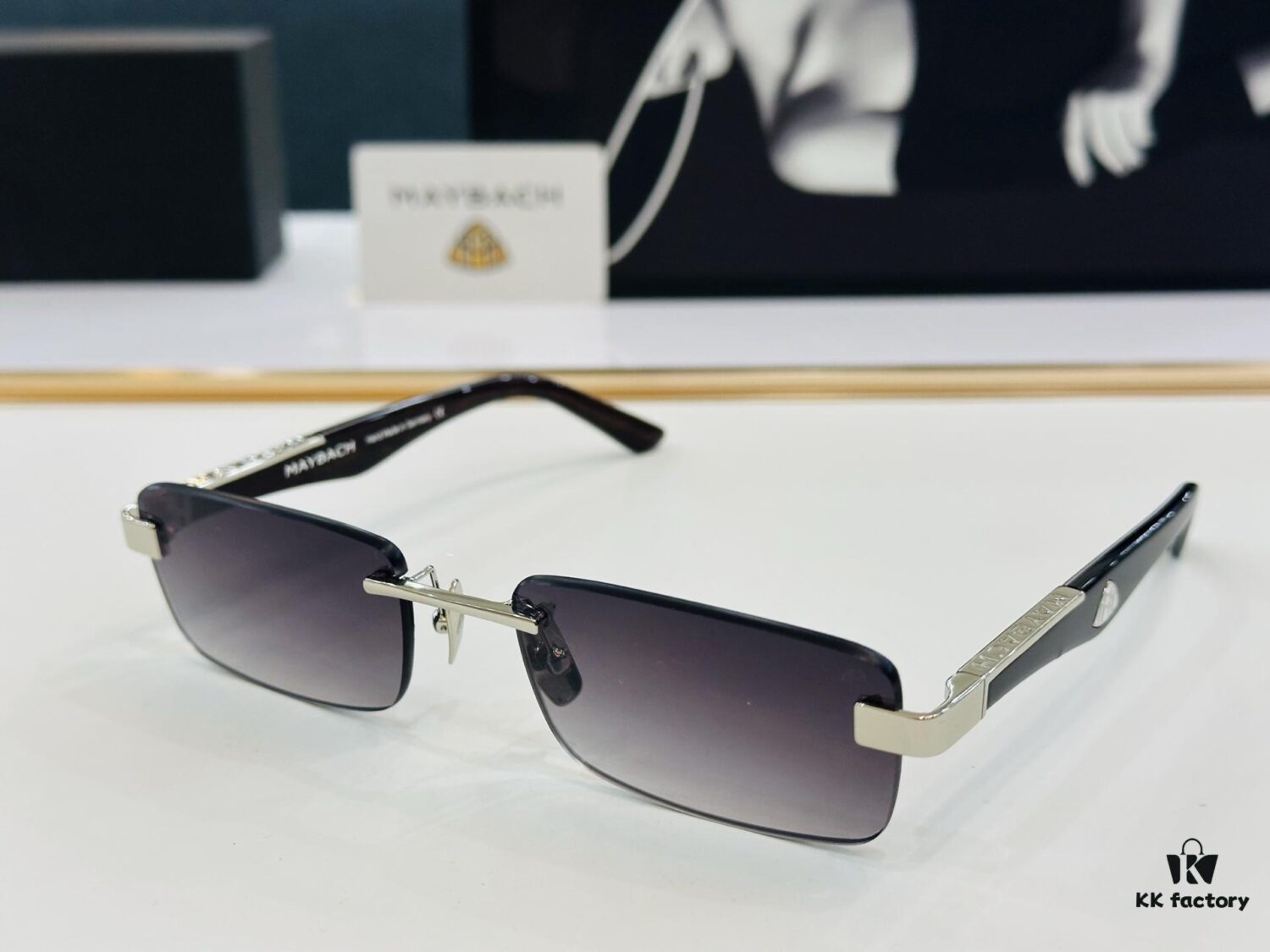 High-Quality MAYBACH Z25 Sunglasses, Exquisite Craftsmanship, Premium Feel, Size: 56-18-140