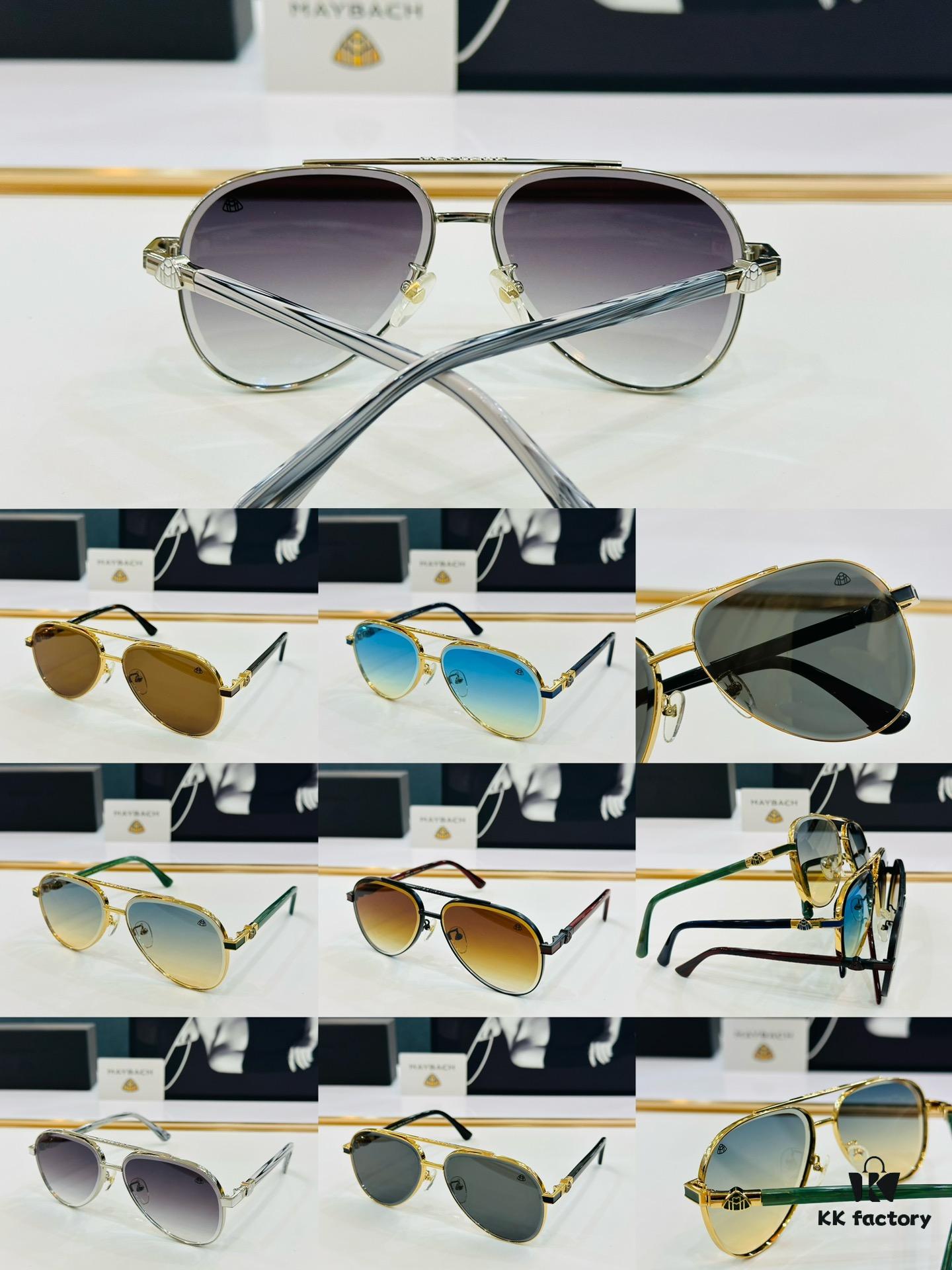 6931f6d33a89a121ed54844b High-Quality MAYBACH Z025 Sunglasses, Exquisite Craftsmanship, Premium X Material, Size: 61-14-142