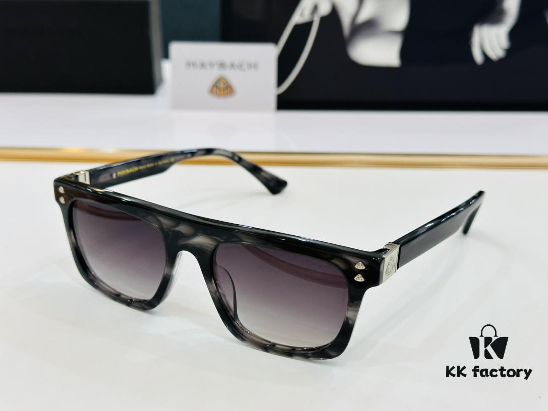 6931f6db3a89a121ed5484ba High-Quality MAYBACH Z30 Eyeglasses Sunglasses Frame, Exquisite Craftsmanship, Premium Plate Material, Size: 52-20-142, Rich Y Texture