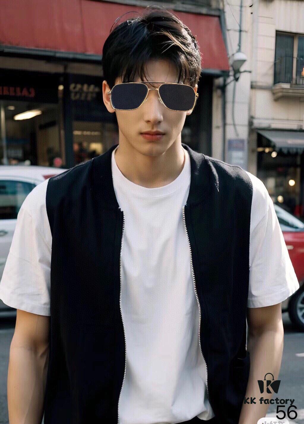 6931f6dc3a89a121ed5484ca Maybach Retro Men's Metal Double-Bridge Sunglasses, Stylish Business-Style Driver UV400 Anti-Ultraviolet Sun Glasses
