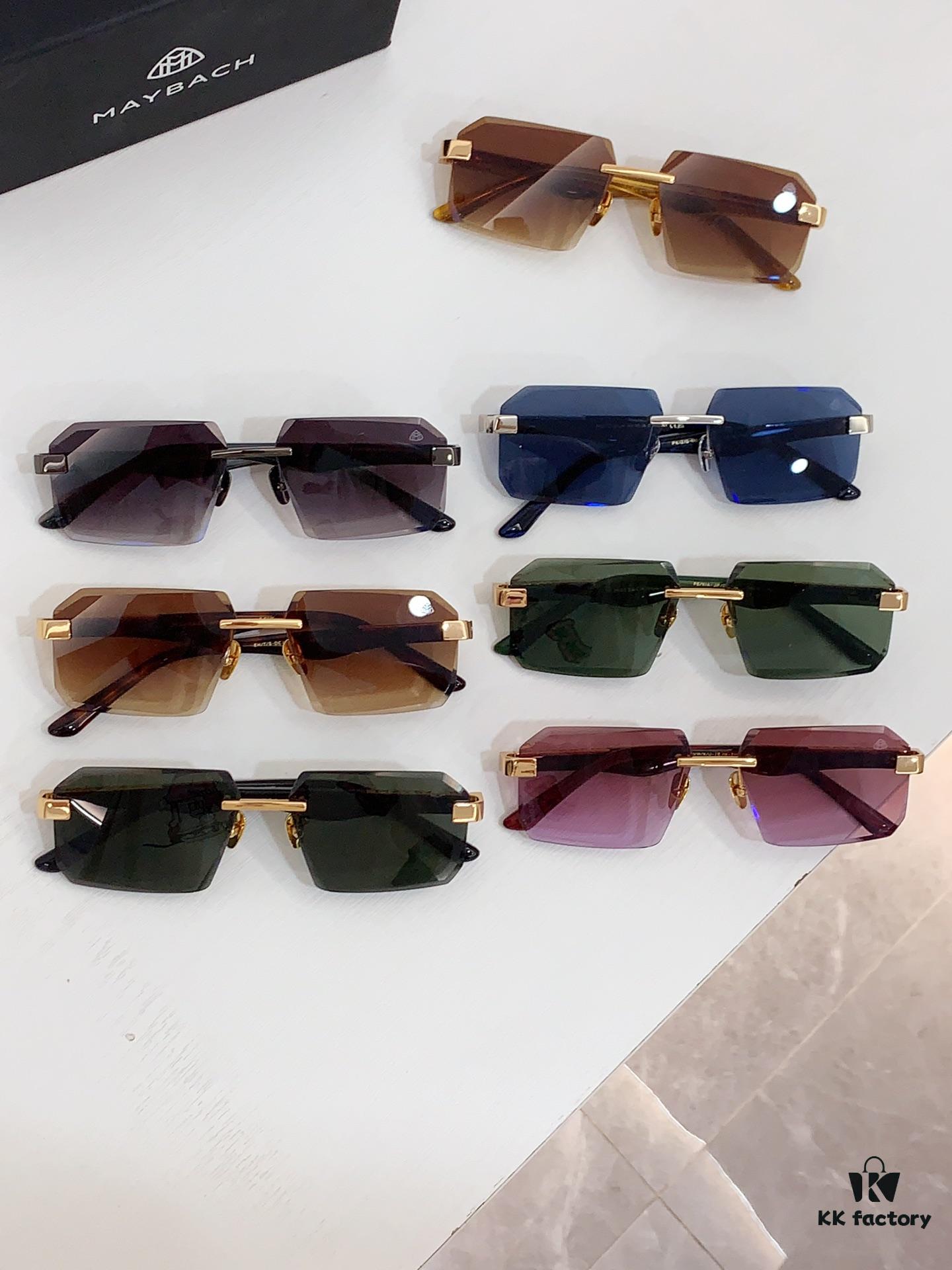 6931f6e73a89a121ed548562 150 Top Quality Premium MAYBACH Z111 Rimless Diamond-Cut Sunglasses