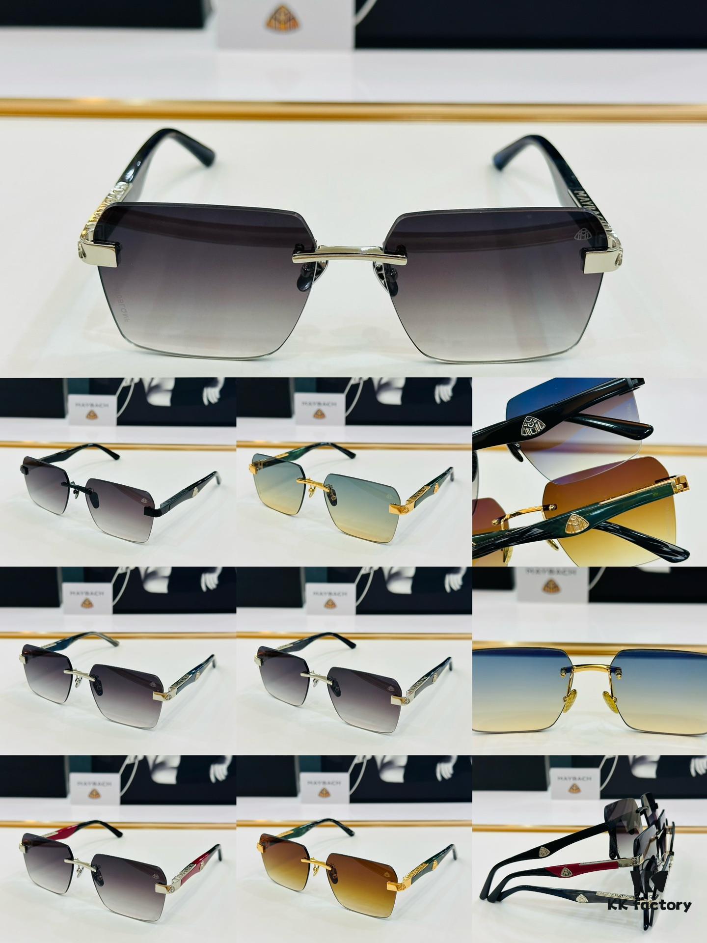 6931f6ef3a89a121ed5485d7 High-Quality MAYBACH M10 Sunglasses, Exquisite Craftsmanship, Premium Feel, Size: 60-17-145