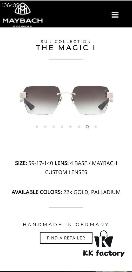 MAYBACH MODEL: M10 Sunglasses
