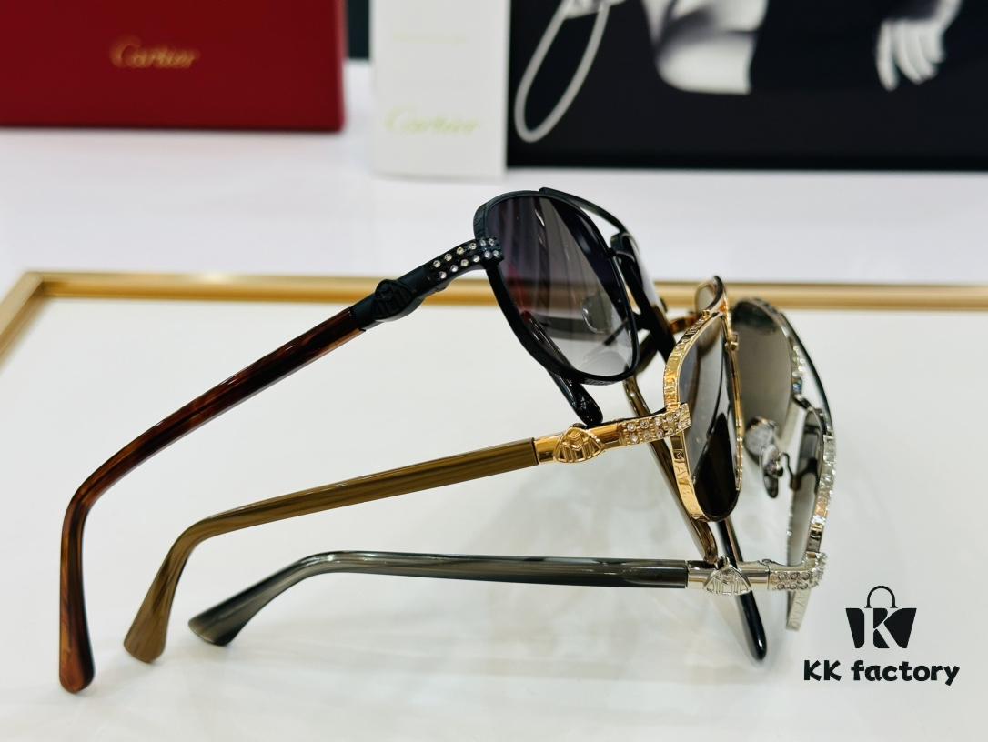 High-Quality MAYBACH Z124 Sunglasses, Exquisite Craftsmanship, Premium Feel, Size: 60-17-140
