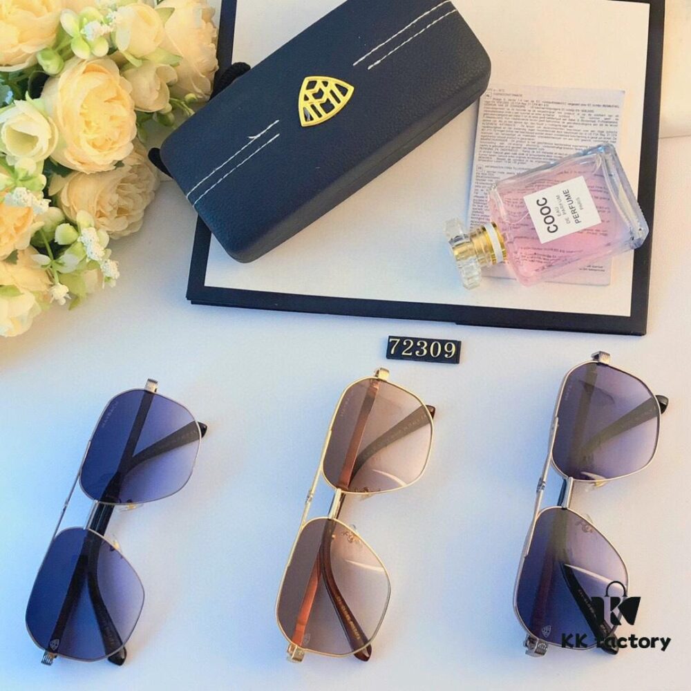 6931f6fd3a89a121ed5486a7 Maybach New Men's Sunglasses, Fashionable Large-Frame Metal Double-Bridge Sunglasses, Trendy Driving Eyewear