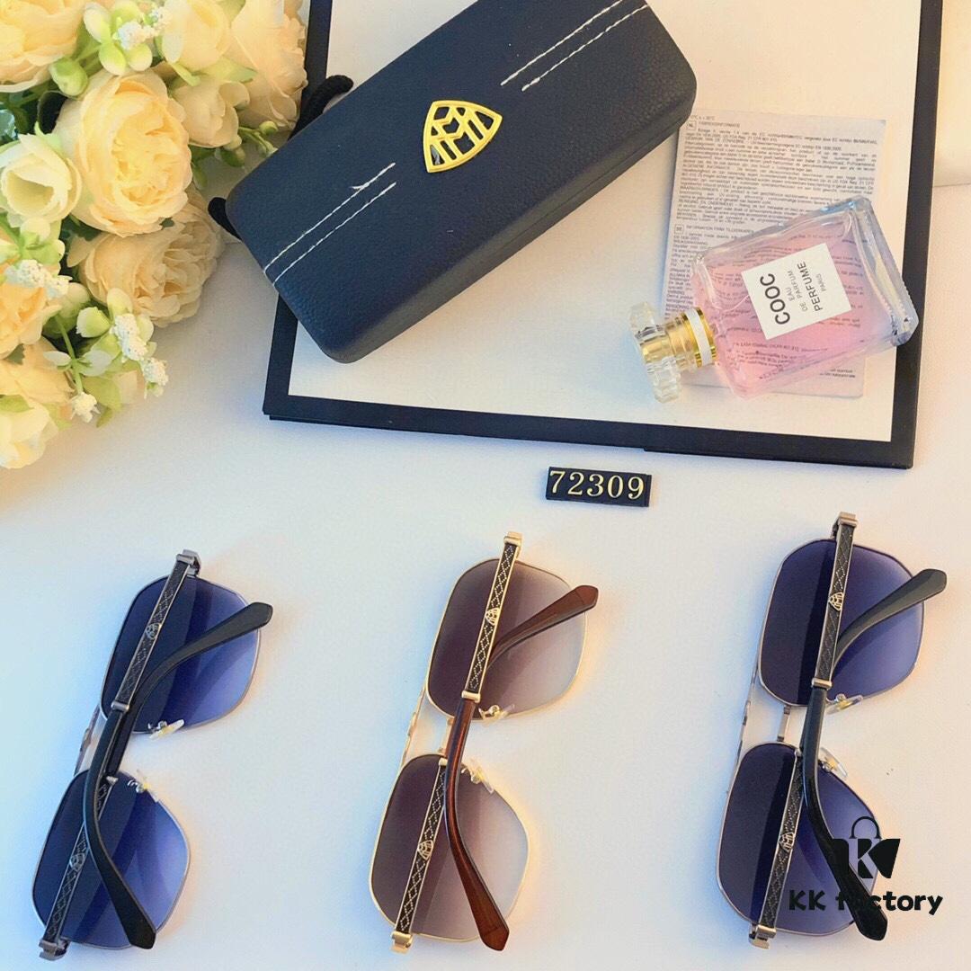 6931f6fd3a89a121ed5486a8 Maybach New Men's Sunglasses, Fashionable Large-Frame Metal Double-Bridge Sunglasses, Trendy Driving Eyewear