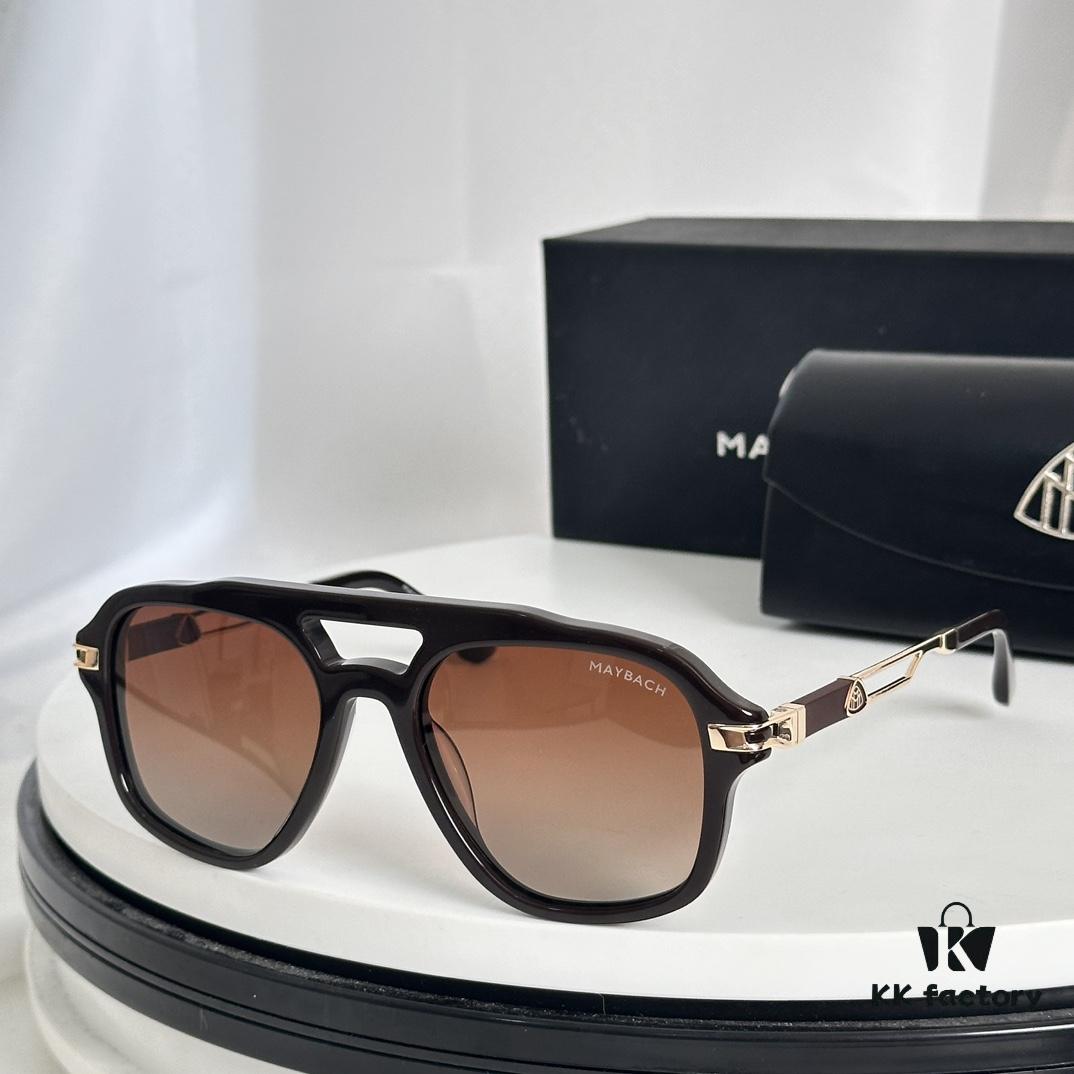 6931f6fe3a89a121ed5486bd MAYBACH MB1395 Exquisitely Crafted Wood Frame Sunglasses, Size: 54-19-145, Premium M-Texture Eyewear
