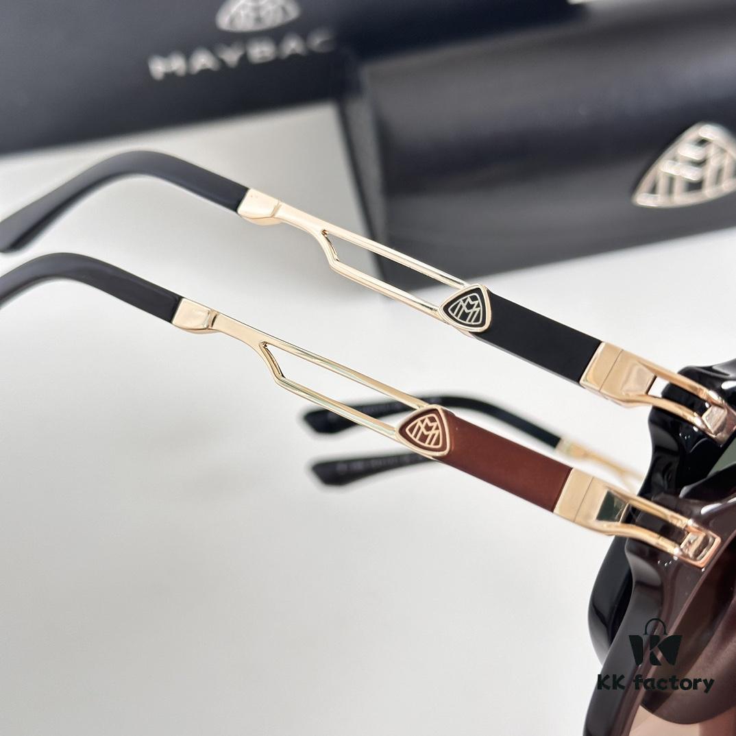 6931f6fe3a89a121ed5486be MAYBACH MB1395 Exquisitely Crafted Wood Frame Sunglasses, Size: 54-19-145, Premium M-Texture Eyewear