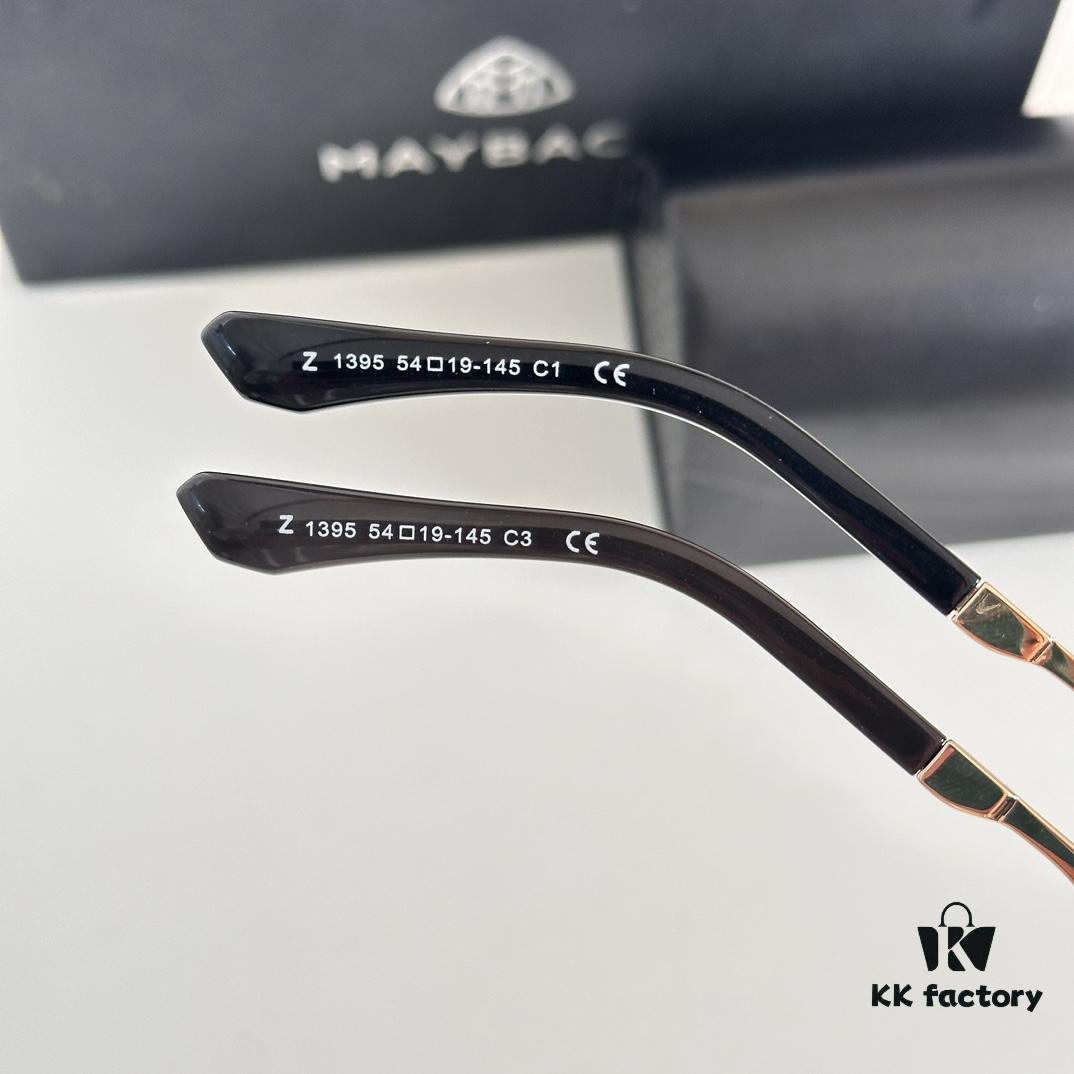6931f6fe3a89a121ed5486bf MAYBACH MB1395 Exquisitely Crafted Wood Frame Sunglasses, Size: 54-19-145, Premium M-Texture Eyewear