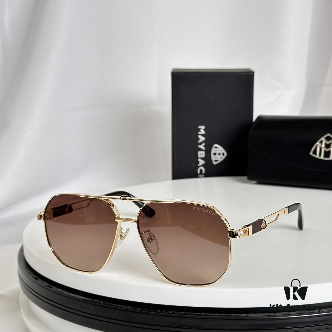 MAYBACH Z1391 High-Quality Sunglasses, Exquisite Craftsmanship, Premium Eyewear, Size 60-14-145, XL Frame
