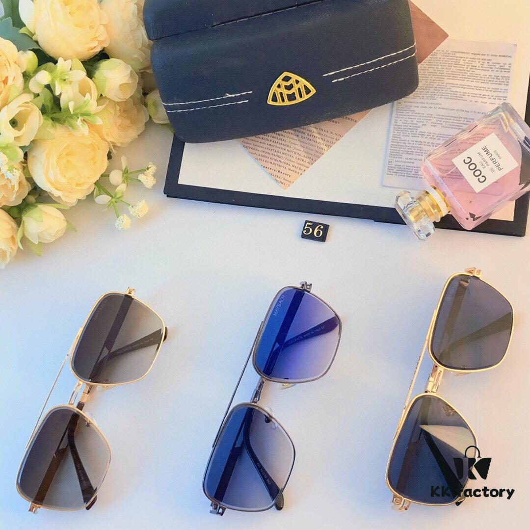 6931f70d3a89a121ed548792 Maybac* European and American Style Cut-edge Square-frame Double-bar Sunglasses Unisex Fashion Versatile Shades Metal Glasses Cross-border Popular Influencer Hit