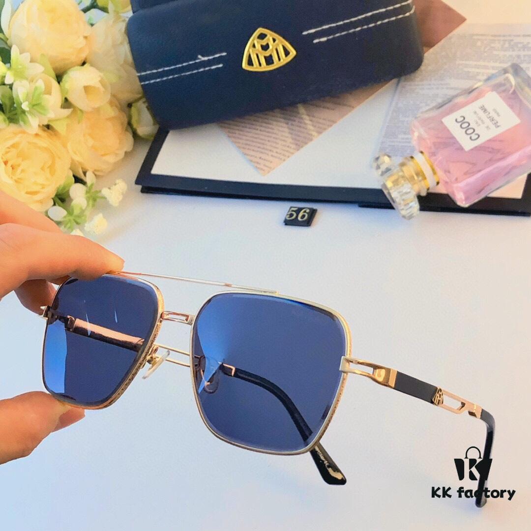 6931f70d3a89a121ed548794 Maybac* European and American Style Cut-edge Square-frame Double-bar Sunglasses Unisex Fashion Versatile Shades Metal Glasses Cross-border Popular Influencer Hit
