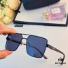6931f71c3a89a121ed54886d Maybach Square Metal Double Bridge Men's Sunglasses, Large Frame UV Protection Fashion Trendy European and American Style Sun Glasses