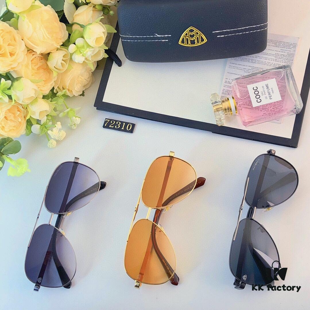 6931f71d3a89a121ed548872 Maybach Sunglasses Luxury Men's Pilot Sunglasses for Large Faces Driving UV Protection Cycling Sun Protection Fashionable and Stylish Eyewear
