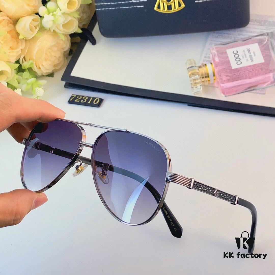 6931f71d3a89a121ed548875 Maybach Sunglasses Luxury Men's Pilot Sunglasses for Large Faces Driving UV Protection Cycling Sun Protection Fashionable and Stylish Eyewear