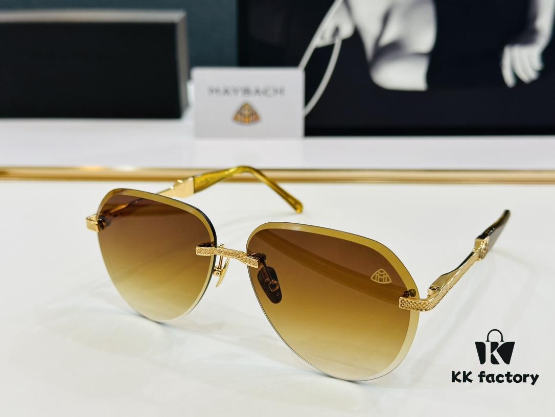 6931f71e3a89a121ed54887f High-Quality MAYBACH Z080 Sunglasses, Exquisite Craftsmanship, Premium Feel, Size 61-13-140, XL Frame