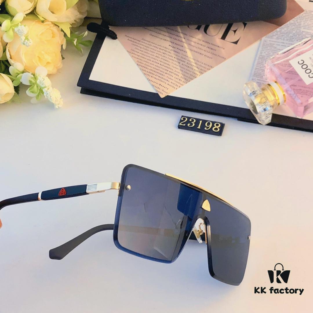 Maybac* New Model Large Frame Unisex Sunglasses, Fashionable and Trendy Casual Shades, Travel and Driving Sun Glasses