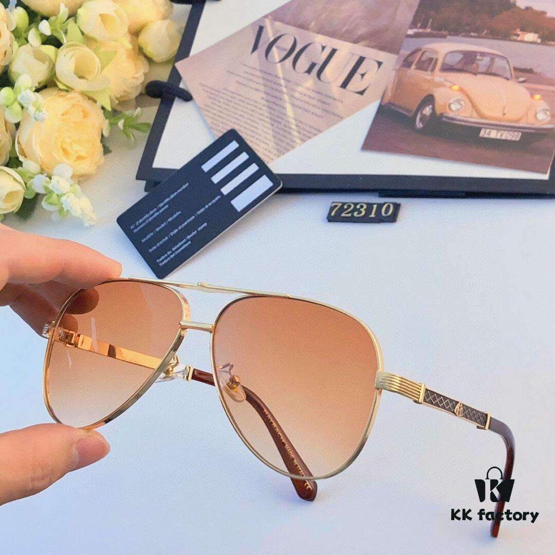 6931f73d3a89a121ed548a3e Maybac* New Men's Sunglasses Fashionable Metal Double-Bridge Large Frame Sunglasses for Driving