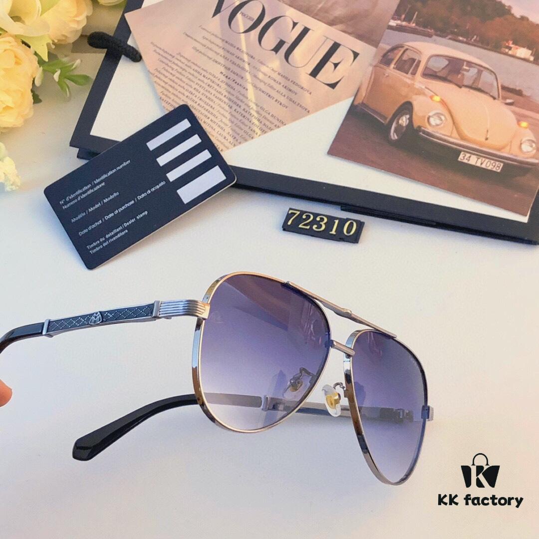6931f73d3a89a121ed548a44 Maybac* New Men's Sunglasses Fashionable Metal Double-Bridge Large Frame Sunglasses for Driving