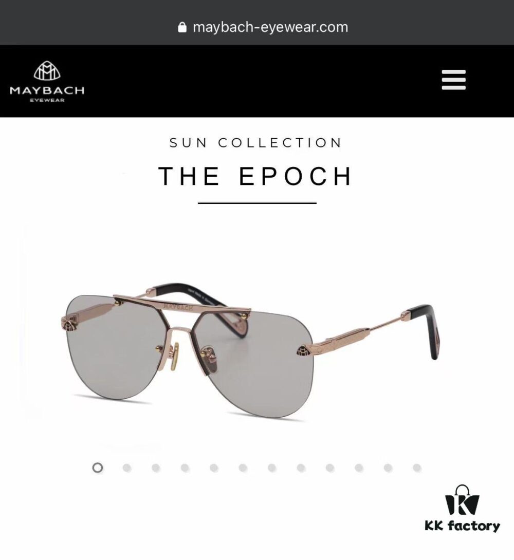 6931f7423a89a121ed548a84 MAYBACH THE EPOCH Sunglasses Model 62-13-140