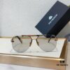 MAYBACH* Luxury K-Gold Vacuum Electroplated HD Blue Film Mirror Sunglasses