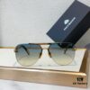 MAYBACH* Luxury K-Gold Vacuum Electroplated HD Blue Film Mirror Sunglasses