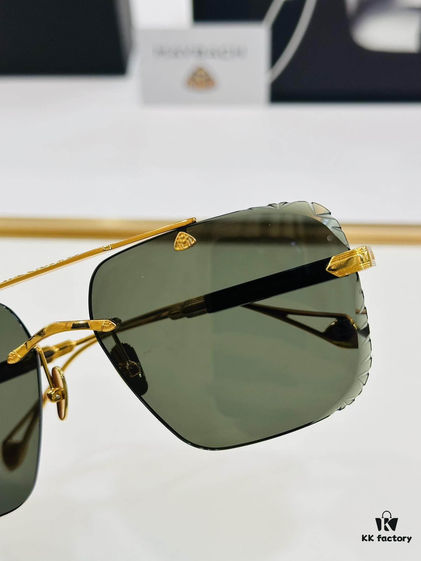 6931f7493a89a121ed548aee High-Quality MAYBACH Z062 Sunglasses, Exquisite Craftsmanship, Premium Feel, Size: 62-16-145