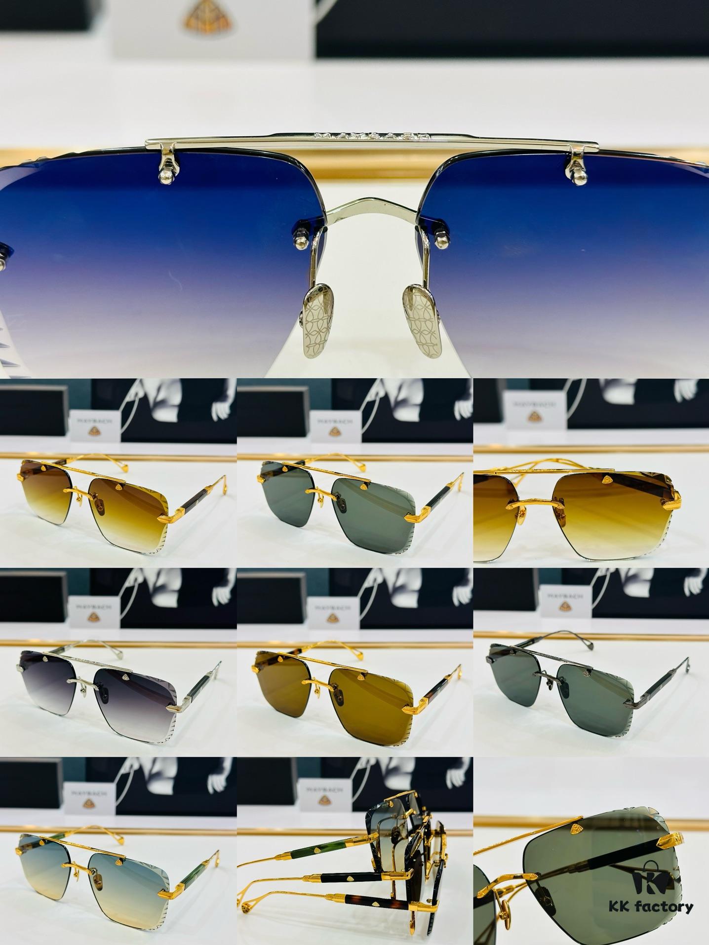6931f7493a89a121ed548aef High-Quality MAYBACH Z062 Sunglasses, Exquisite Craftsmanship, Premium Feel, Size: 62-16-145