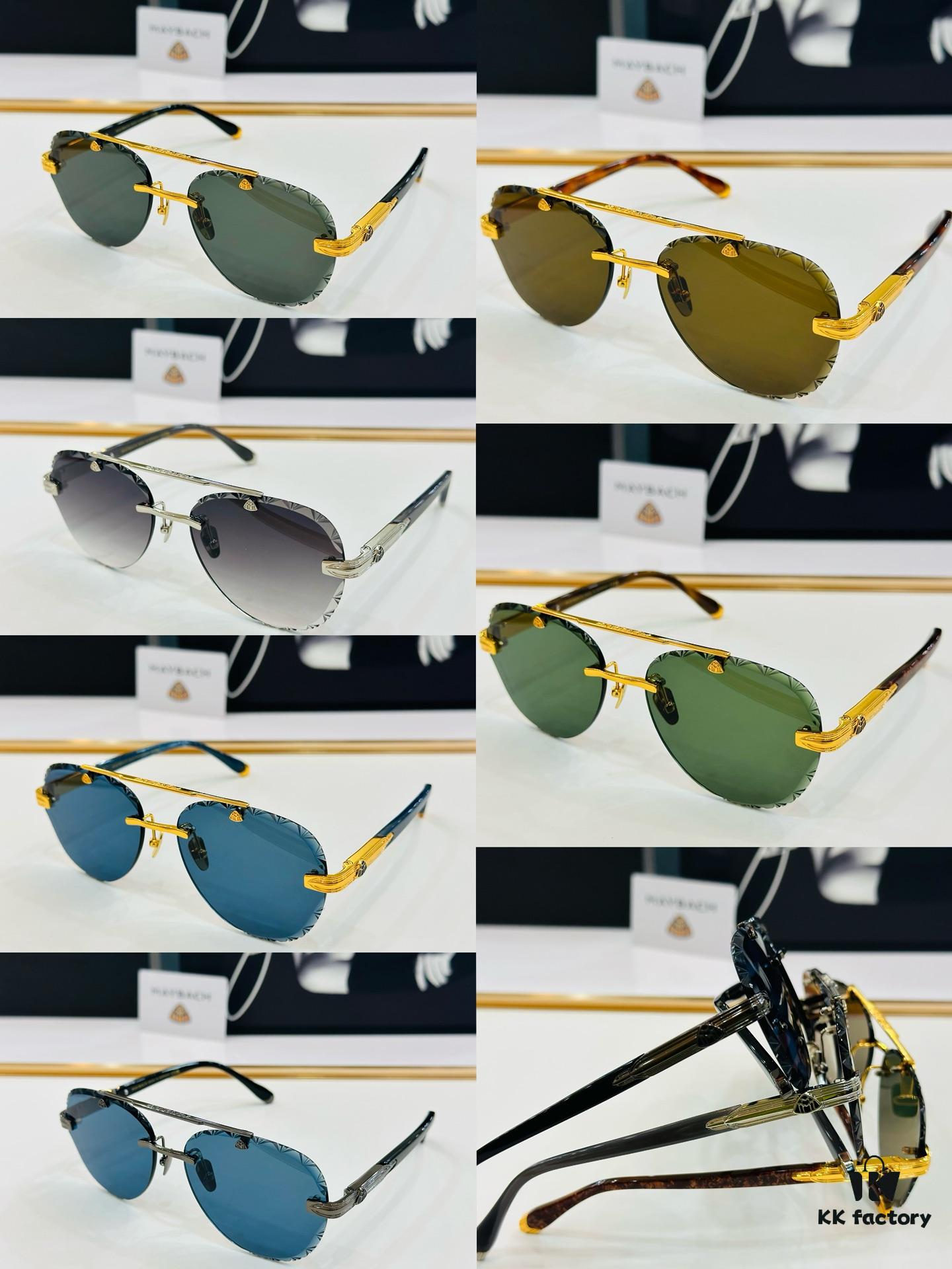 6931f7533a89a121ed548b7f High-Quality MAYBAC*H Z063 Sunglasses, Exquisite Craftsmanship, Premium Feel, Size: 60□17-145