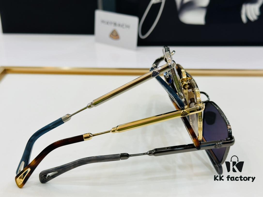 6931f7553a89a121ed548b97 High-Quality MAYBACH Z26 Sunglasses, Exquisite Craftsmanship, Premium Feel, Size: 52-21-145