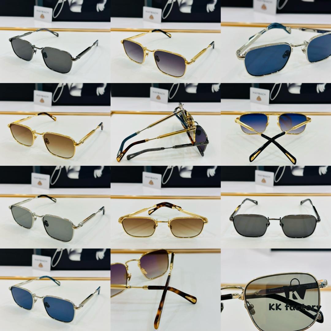 6931f7553a89a121ed548b9a High-Quality MAYBACH Z26 Sunglasses, Exquisite Craftsmanship, Premium Feel, Size: 52-21-145