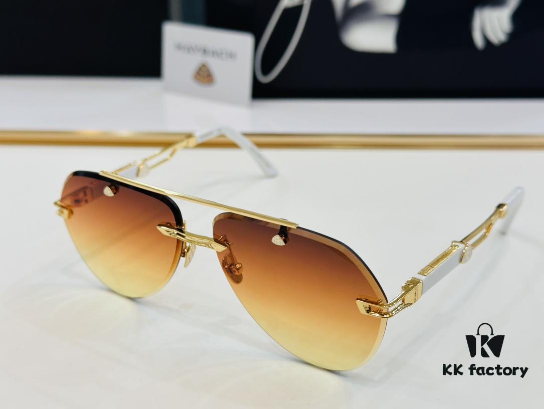 6931f7553a89a121ed548b9c High-Quality MAYBACH Z56 Sunglasses, Exquisite Craftsmanship, Premium Feel, Size: 62-13-145