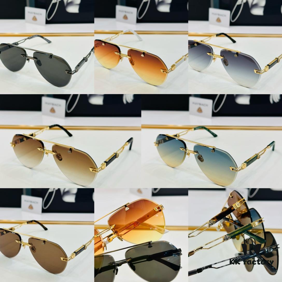 6931f7563a89a121ed548ba3 High-Quality MAYBACH Z56 Sunglasses, Exquisite Craftsmanship, Premium Feel, Size: 62-13-145