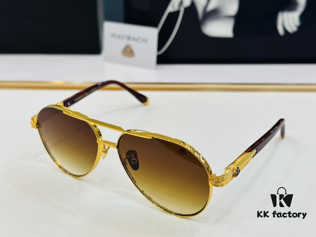High-Quality MAYBACH Z017 Sunglasses, Exquisite Craftsmanship, K-Texture Frame, Size 60-14-145