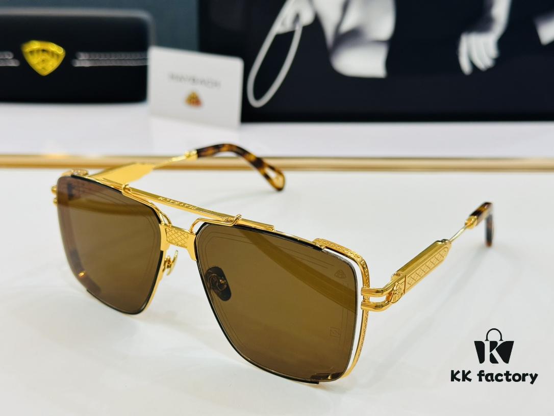 6931f7793a89a121ed548daf High-Quality MAYBACH Z042 Sunglasses, Exquisite Craftsmanship, Premium Feel, Size: 61-15-145